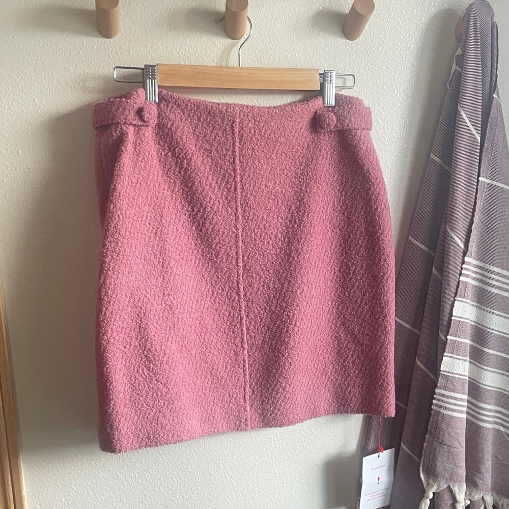 Rouje Textured Pink Marine Skirt